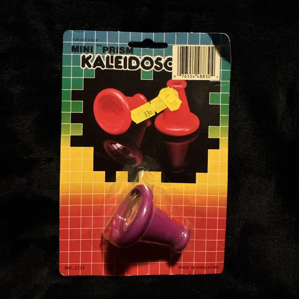 Vintage 90s Mini Prism Kaleidoscope Purple Party Goody Bag Favor Pinata Toy